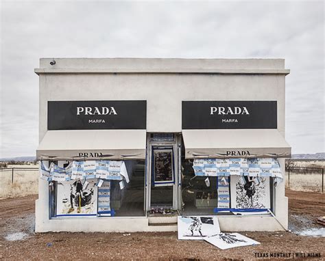 a vandalized prada marfa is still a work of art|Prada marfa fashion.